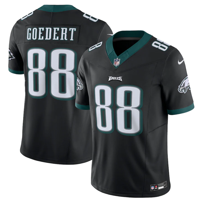 Philadelphia Eagles #88 Dallas Goedert Black 2023 F.U.S.E. Vapor Untouchable Limited Stitched Football Jersey